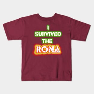 I survived the Rona! Kids T-Shirt